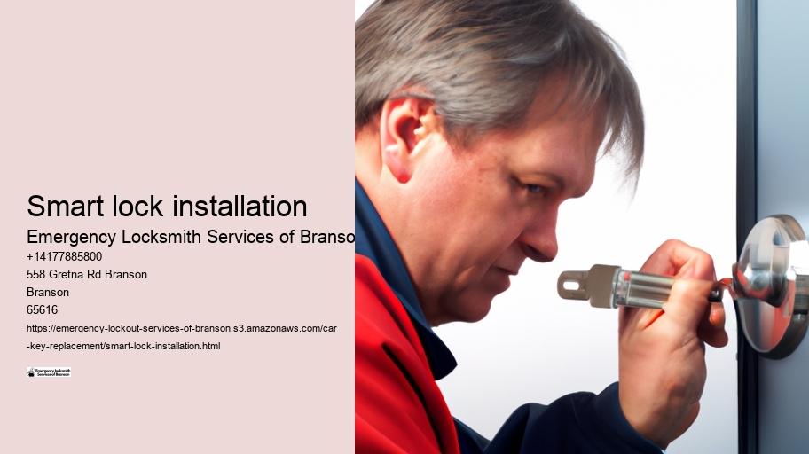 Smart lock installation